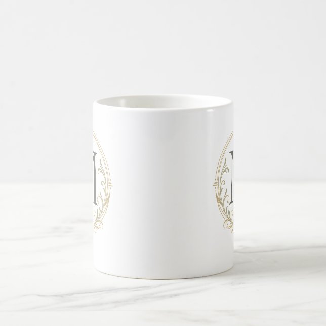 tasse personnalisée avec monogramme  (Centre)