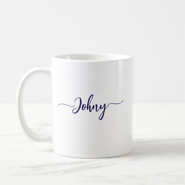 Tasse personnalisée avec nom (Gauche)