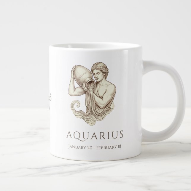 Tasse Personnalisée avec Nom & Date de Naissance d (Droite)