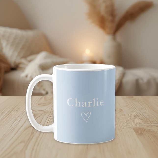 Tasse personnalisée avec nom minimaliste (Créateur téléchargé)