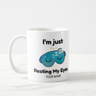Tasse personnalisée avec nom pour la blague 'Je re