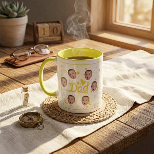 Tasse personnalisée avec photo de bébé pour papa