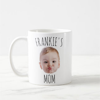 Tasse personnalisée avec photo de bébé visage sur 
