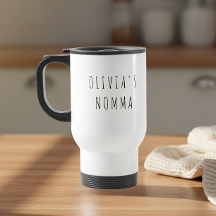 Tasse personnalisée avec photo de grand-mère Nom