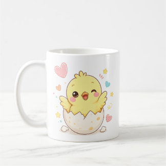 Tasse personnalisée avec un adorable poussin sorta
