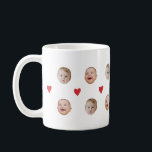 Tasse personnalisée avec visage de bébé mignon et<br><div class="desc">Pour cette tasse, l'image doit avoir un fond transparent et être un carré 1x1 pour s'assurer que l'image s'adapte au cadre. Si l'image n'a pas de fond transparent lors de son insertion, elle deviendra un cercle selon le cadre. Si vous avez des difficultés à éditer, si vous souhaitez personnaliser quelque...</div>