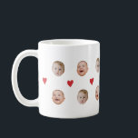 Tasse personnalisée avec visage de bébé mignon et<br><div class="desc">Pour cette tasse, l'image doit avoir un fond transparent et être un carré 1x1 pour s'assurer que l'image s'adapte au cadre. Si l'image n'a pas de fond transparent lors de son insertion, elle deviendra un cercle selon le cadre. Si vous avez des difficultés à éditer, si vous souhaitez personnaliser quelque...</div>