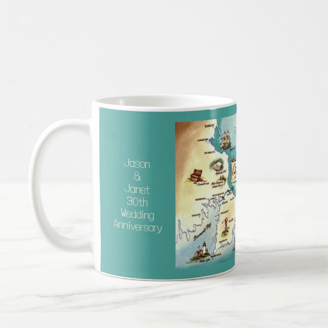 Tasse personnalisée Cape Cod III (Gauche)