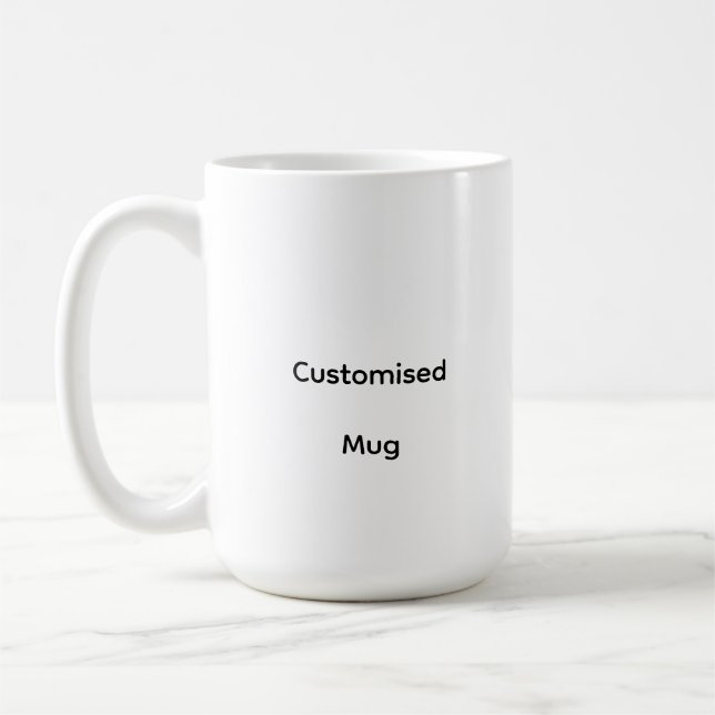 Tasse personnalisée classique, 45 cl (Gauche)
