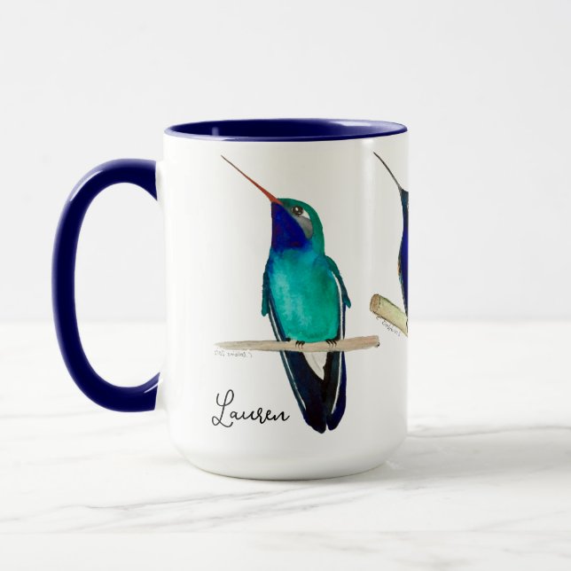 Tasse personnalisée Colibris (Gauche)