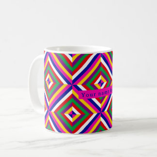 Tasse personnalisée Cosmos-infinie - Bleu/Magenta