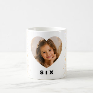 Tasse personnalisée d'anniversaire fille 6 ans