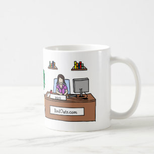 Tasse personnalisée de bande dessinée avec le no