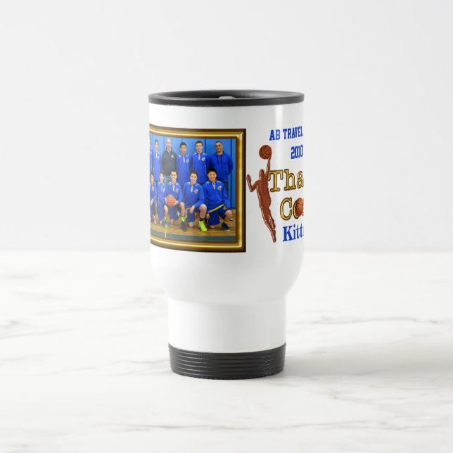 Tasse PERSONNALISÉE de basket-ball avec votre (Centre)