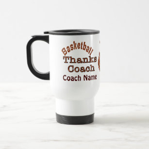 Eyrme Tasse de basketball Coach Id/ée cadeau pour entra/îneur de basketball