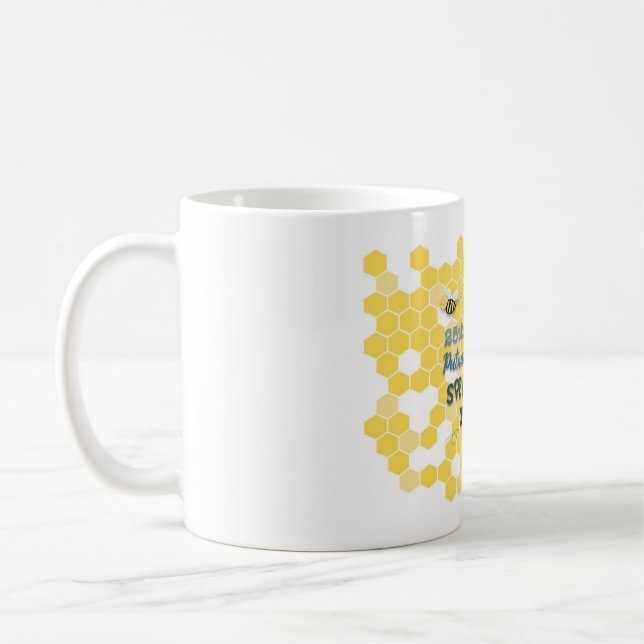 Tasse personnalisée de concours d'orthographe (Gauche)