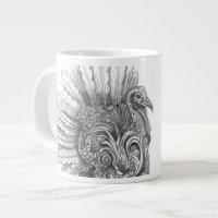 Tasse personnalisée de dinde mythologique