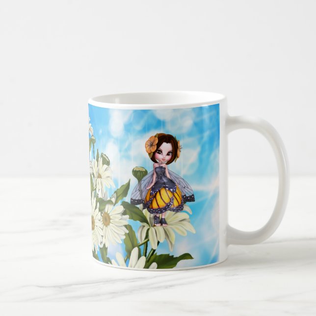 Tasse personnalisée de fée de papillon (Droite)