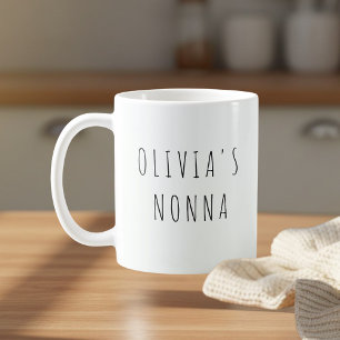 Tasse personnalisée de grand-mère avec photo de No