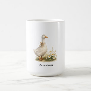 Tasse personnalisée de grand-mère oie vintage