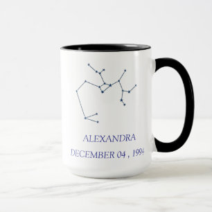 Tasse personnalisée de la constellation du Sagitta