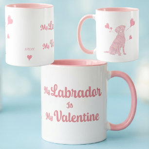 Tasse personnalisée de la Saint-Valentin pour Labr