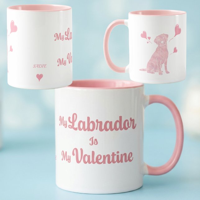 Tasse personnalisée de la Saint-Valentin pour Labr (Créateur téléchargé)