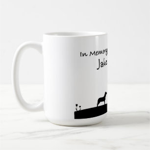 Tasse personnalisée de mémorial de chien