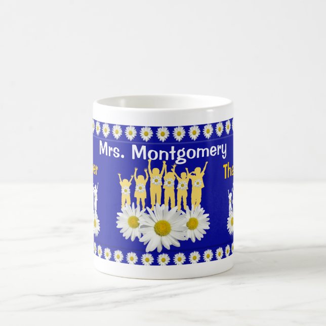 Tasse personnalisée de Merci pour le professeur (Centre)