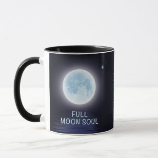 Tasse personnalisée de phase de Pleine lune