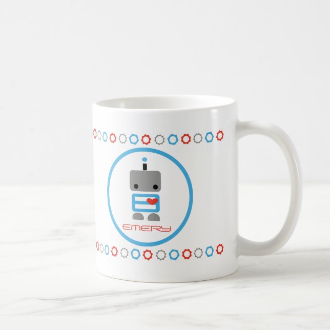 Tasse personnalisée de robot (Droite)