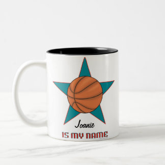 Tasse personnalisée de star du basket-ball