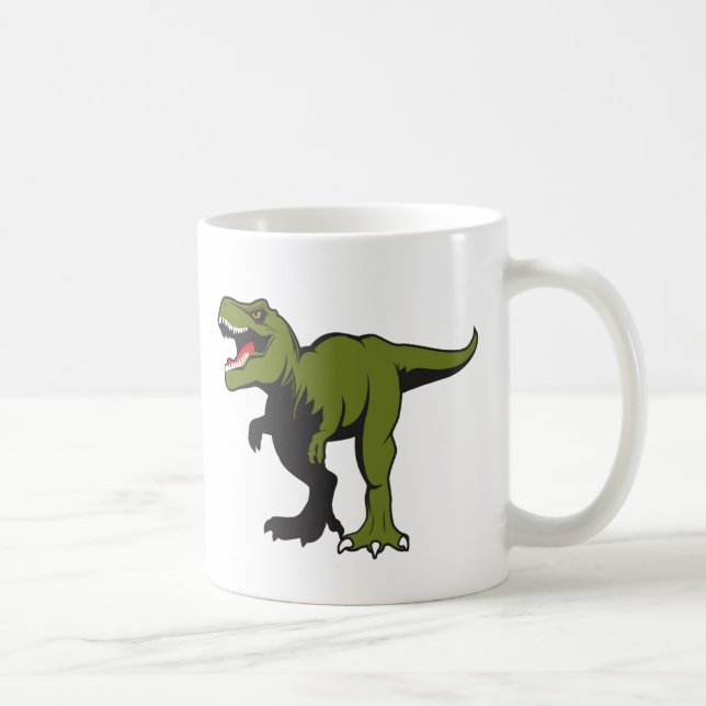 Tasse personnalisée de T-Rex (Droite)