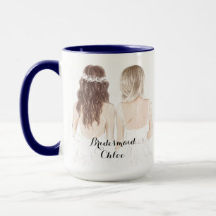 tasse personnalisée demoiselle d'honneur