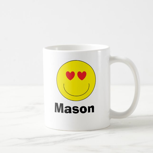 Tasse personnalisée d'Emoji (Droite)