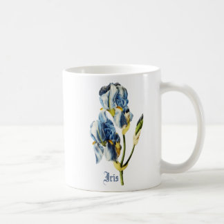 Tasse personnalisée d'iris