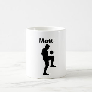 Tasse personnalisée du "football" (mâle)