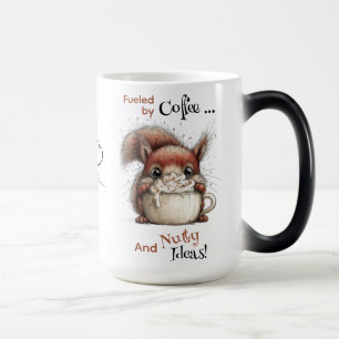 Tasse Personnalisée Écureuil Mignon Fou Alimenté P