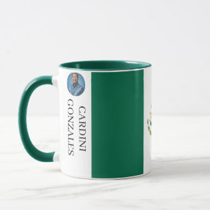 Tasse personnalisée Fierté mexicaine héritée sur m