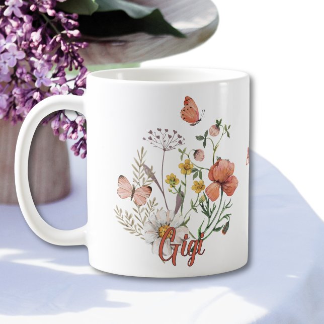 Tasse personnalisée Fleur de Gigi (Créateur téléchargé)