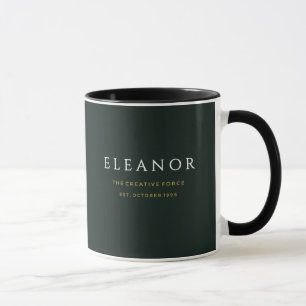 Tasse personnalisée Fleur de Naissance en Or - Sou