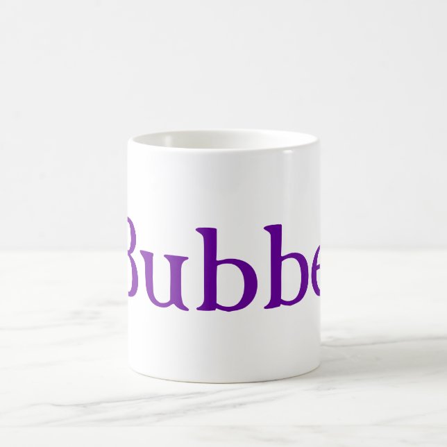 Tasse personnalisée juive de grand-maman de Bubbe (Centre)