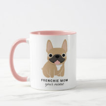 Tasse personnalisée Maman Frenchie, tasse Bouledog