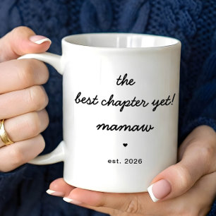 Tasse personnalisée Mamaw Meilleur Chapitre Jusqu'