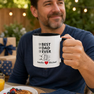 Tasse personnalisée Meilleur Papa du Monde