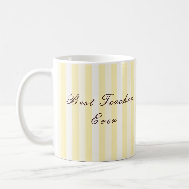 Tasse personnalisée Meilleur Professeur que j'aie  (Gauche)