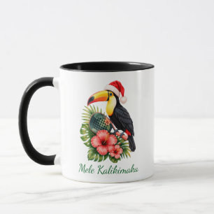 Tasse personnalisée Mele Kalikimaka Noël Joueur de