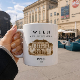 Tasse personnalisée Musée de Vienne Nom