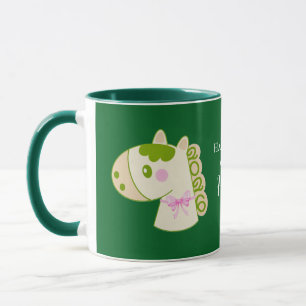 Tasse personnalisée Nouvel An chinois 2026 Cheval 