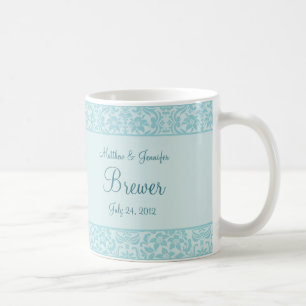 Tasse personnalisée par Aqua de cadeau de mariage